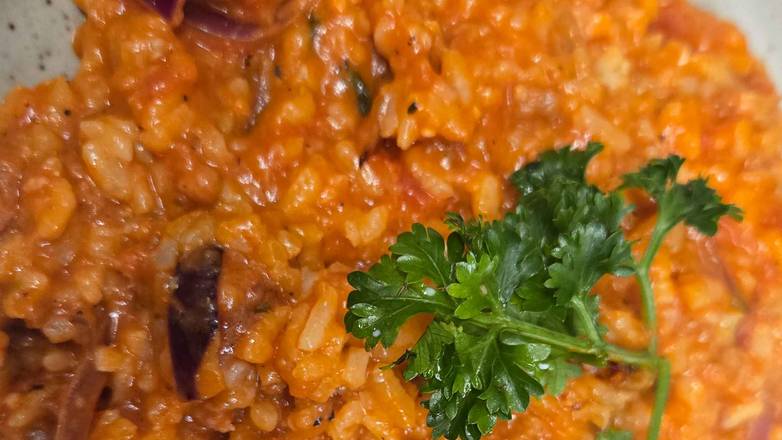 Spicy Sausage Risotto