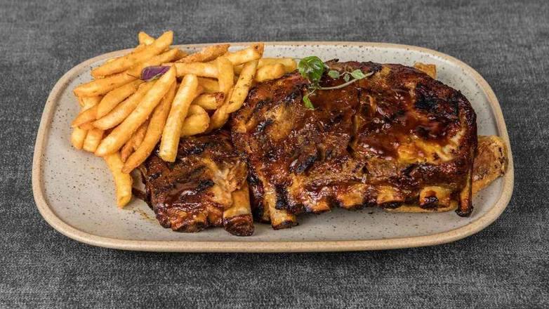 Rib (1/2) and Wing (1 lb) Combo