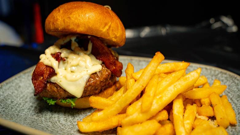 Loaded Swiss Burger (8 oz)