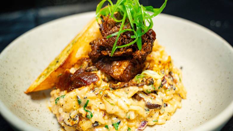 Short Rib and Wild Mushroom Risotto