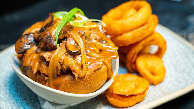 Beef Stuffed Yorkshire Pudding