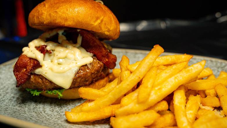 Loaded Swiss Burger (8 oz)