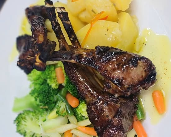 Grilled Rack of Lamb
