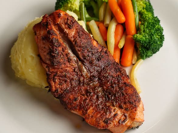 Blackened Atlantic Salmon