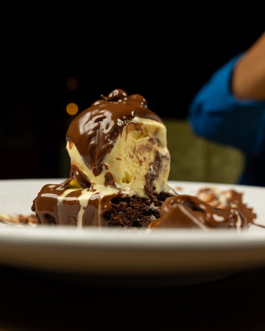 Warm Brownie Sundae