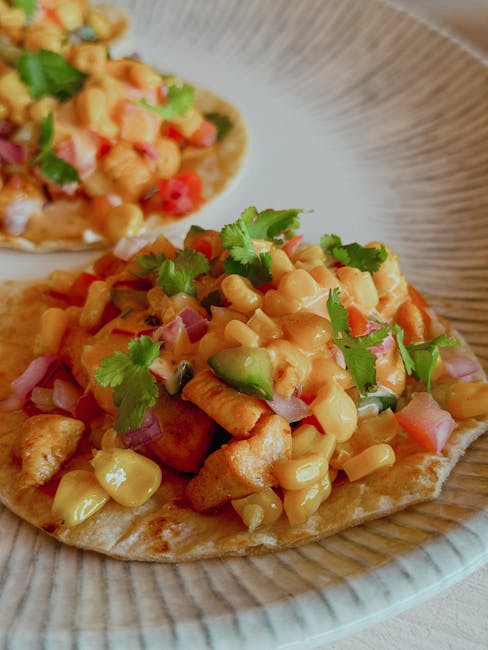 Street Corn Chicken Tacos