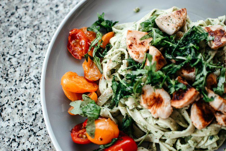 WHISKY CHICKEN PESTO PASTA